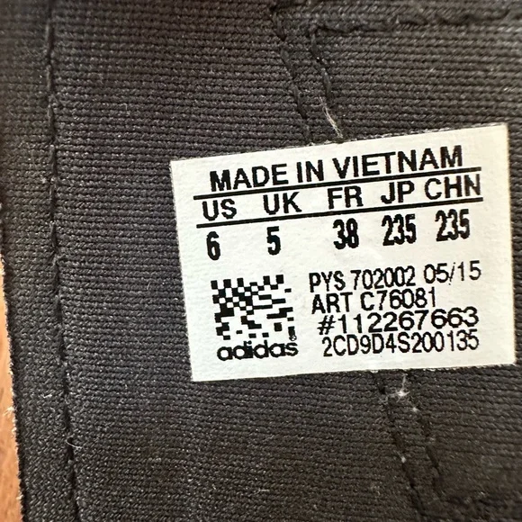 Adidas Youth Size 6 Black and Blue Adissage Slides - Picture 2 of 7